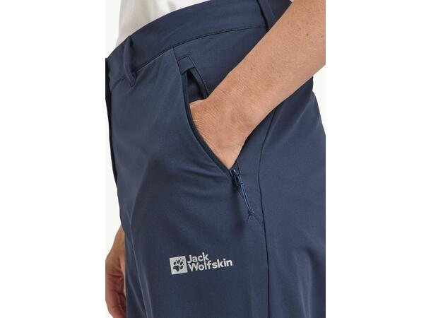 JW Pico Trail Pants W Marine 34R Jack Wolfskin Turbukse til dame 