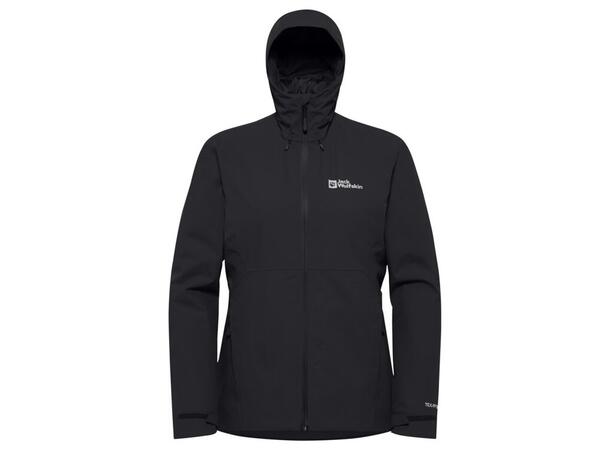 JW Wisper Ins Jkt W Sort XL Jack Wolfskin Isolert Jakke Dame 