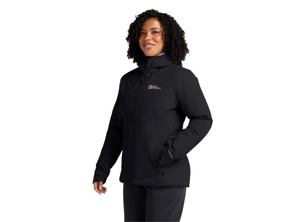 JW Wisper Ins Jkt W Sort XL Jack Wolfskin Isolert Jakke Dame 