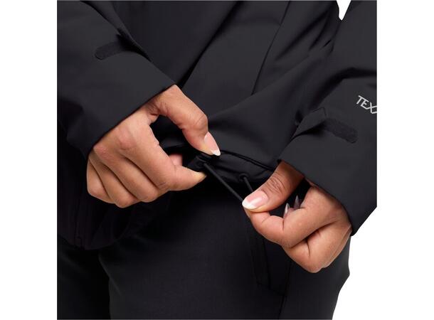 JW Wisper Ins Jkt W Sort XL Jack Wolfskin Isolert Jakke Dame 