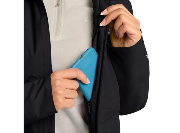 JW Wisper Ins Jkt W Sort XL Jack Wolfskin Isolert Jakke Dame 