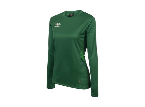 UMBRO Liga LS Jersey W Grønn 36 Flott langermet spillertrøye til dame 