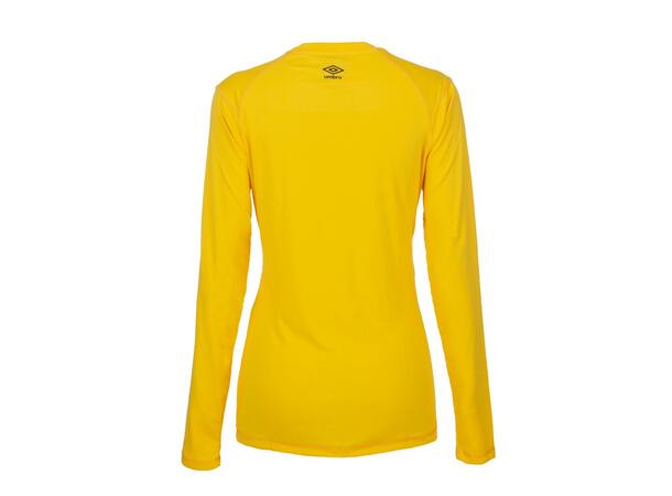 UMBRO Liga LS Jersey W Gul 40 Flott langermet spillertrøye til dame 