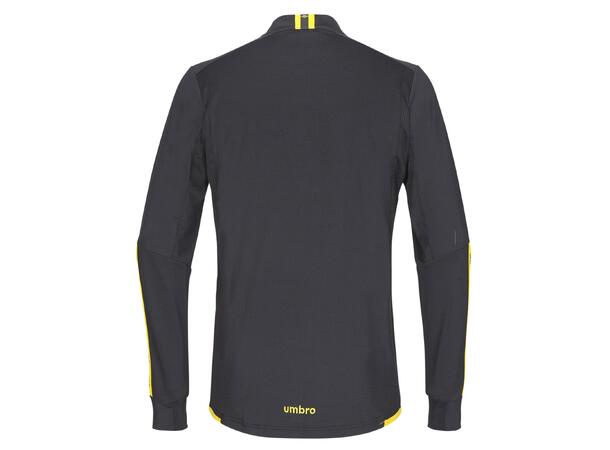 UMBRO UX Elite Half Zip Sort/Gul S Treningsgenser med glidelås 