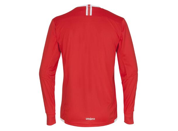 UMBRO UX Elite LS Jsy Rød/Hvit 3XL Flott langermet spillertrøye 