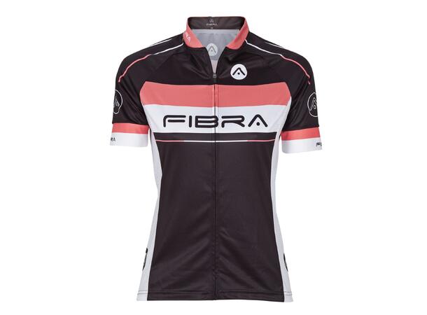 FIBRA Elite Bike SS Jersey W Sort XS Sykkeltrøye i pustende stretch 