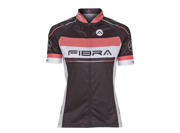 FIBRA Elite Bike SS Jersey W Sort XS Sykkeltrøye i pustende stretch 