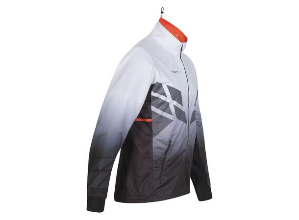 FIBRA Sync Hybrid Jacket Sort M Treningsjakke med vindtett front 