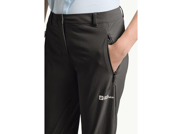 JW Hikeout Pants W Sort 34R Jack Wolfskin Turbukse til dame 