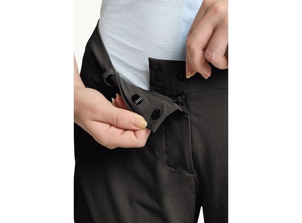 JW Hikeout Pants W Sort 34R Jack Wolfskin Turbukse til dame 