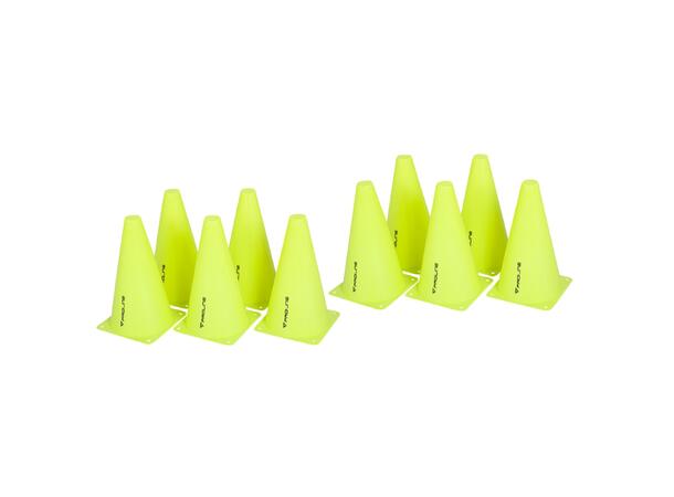 PROLINE Cones 23 cm 10pk Gul OS 10 solide kjegler i plastmateriale. 