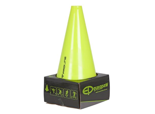 PROLINE Cones 23 cm 10pk Gul OS 10 solide kjegler i plastmateriale. 