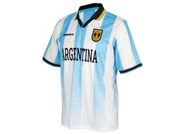 UMBRO Argentina Jersey Blå S Retro fotballskjorte 