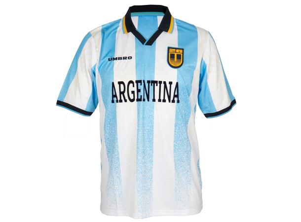 UMBRO Argentina Jersey Blå S Retro fotballskjorte 