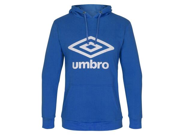 UMBRO Basic Logo Hood jr Blå 116 Hettegenser med Umbrologo og lomme 