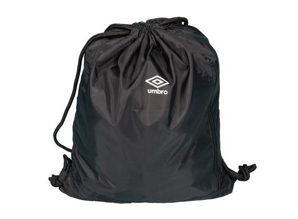 UMBRO Club Gymbag Sort OS Gymsekk med snor for stramming 