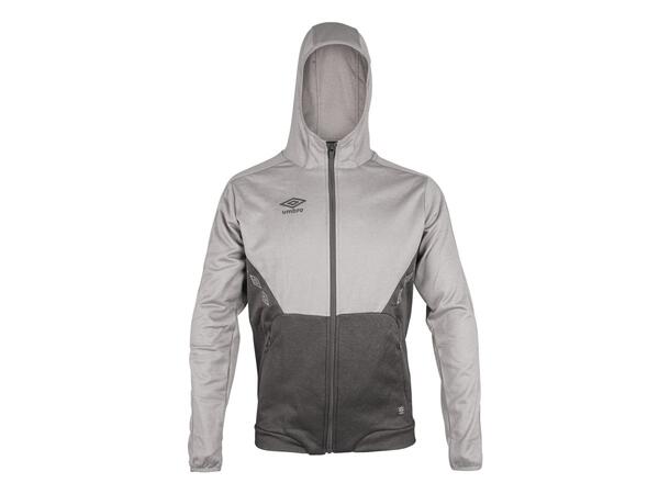 UMBRO Core Tech Hood Zip J Gråmelert 152 Jakke med hette, i resirkulert polyester 