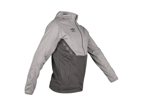 UMBRO Core Tech Hood Zip J Gråmelert 152 Jakke med hette, i resirkulert polyester 