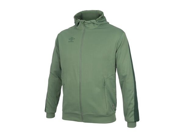 UMBRO Flex Full Zip Hood Grønn L Jakke med hette i resirkulert polyester 