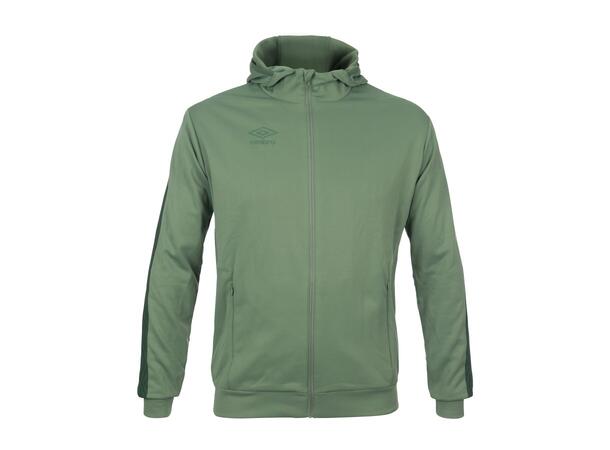 UMBRO Flex Full Zip Hood Grønn L Jakke med hette i resirkulert polyester 