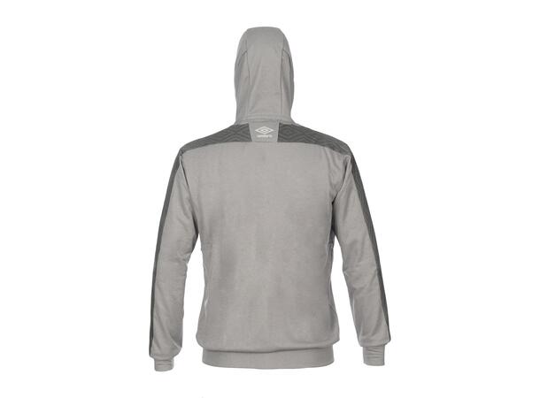 UMBRO Flex Full Zip Hood J Lys grå 128 Jakke med hette i resirkulert polyester 