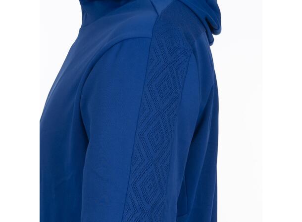 UMBRO Flex Full Zip Hood J MellomBlå 128 Jakke med hette i resirkulert polyester 