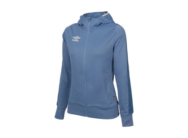 UMBRO Flex Full Zip Hood W Blå 36 Jakke med hette i resirkulert polyester 