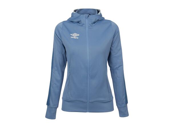 UMBRO Flex Full Zip Hood W Blå 36 Jakke med hette i resirkulert polyester 