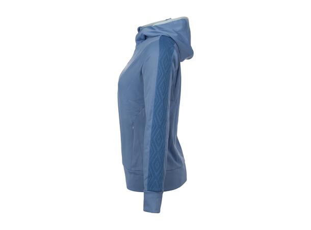 UMBRO Flex Full Zip Hood W Blå 36 Jakke med hette i resirkulert polyester 