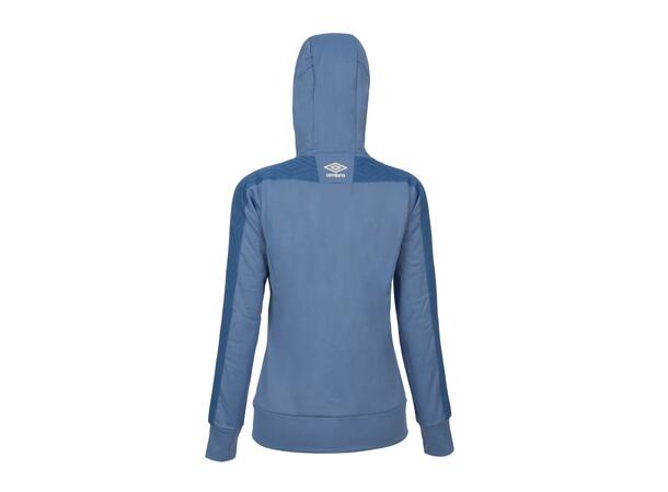 UMBRO Flex Full Zip Hood W Blå 36 Jakke med hette i resirkulert polyester 