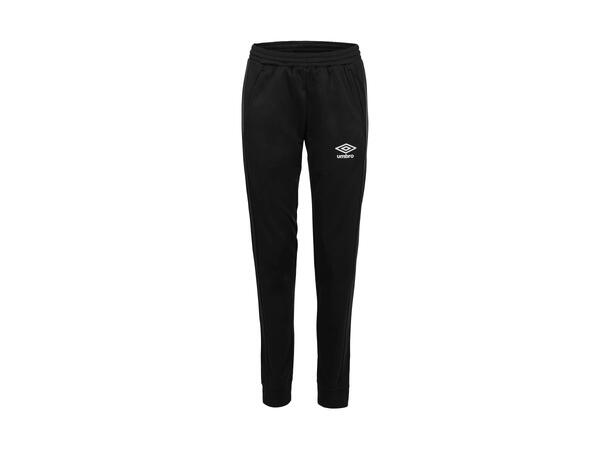 UMBRO Flex Pant W Sort 36 Bukse til dame i resirkulert polyester 