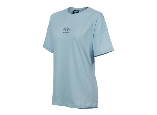 UMBRO Koz Tee Lys blå 36 Bomulls t-skjorte til fritid 