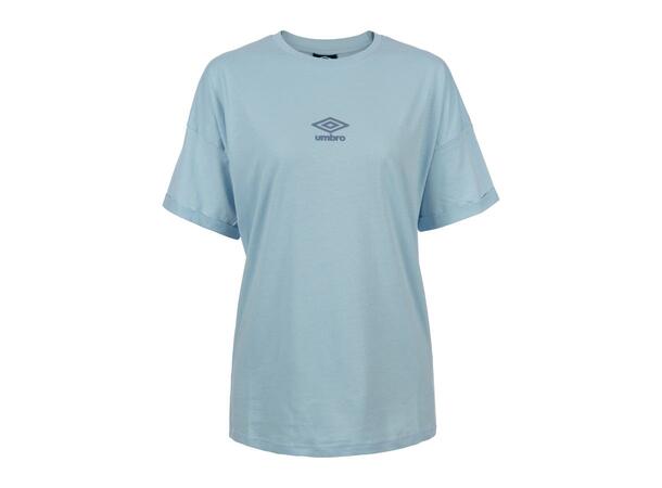 UMBRO Koz Tee Lys blå 36 Bomulls t-skjorte til fritid 