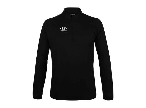 UMBRO Liga Half zip Sort XS Treningsgenser med glidelås 