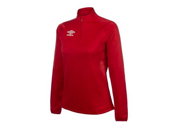 UMBRO Liga Half zip W Rød 38 Treningsgenser med glidelås i hals 