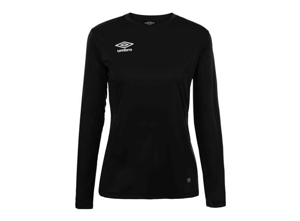 UMBRO Liga LS Jersey W Sort 34 Flott langermet spillertrøye til dame 