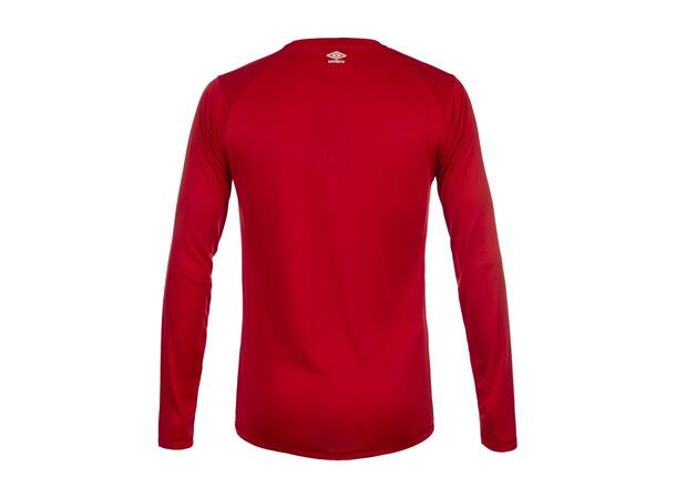 UMBRO Liga LS Jersey jr Rød 128 Flott langermet spillertrøye til junior 