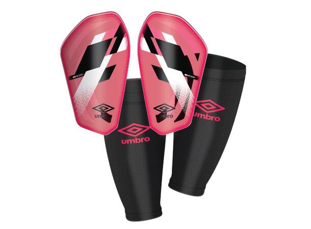 UMBRO Neo Pro Tecta Guard Sleeve Rosa S Leggskinn med strømpe som har lomme 