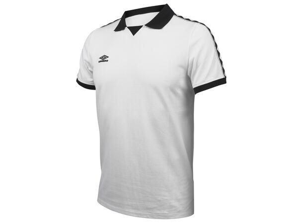 UMBRO Taped Polo Hvit XS Polo Pique i bomull 