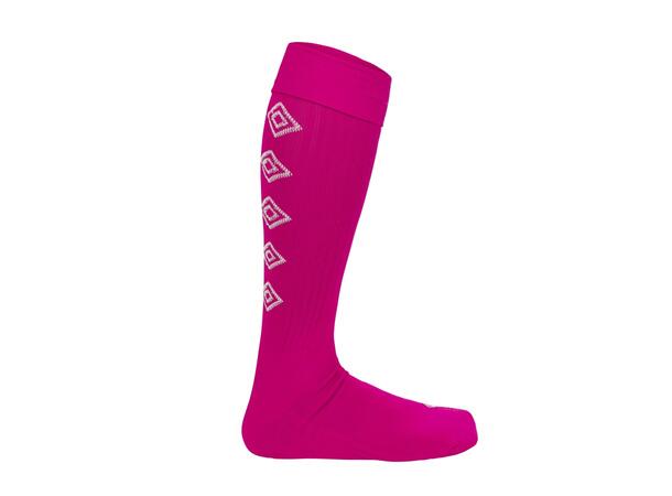 UMBRO UX Elite Fotb.Str Rosa/Hvit 26-29 Solide fotballstrømper - god passform 