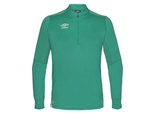 UMBRO UX Elite Half Zip Grønn/Hvit 4XL Treningsgenser med glidelås 