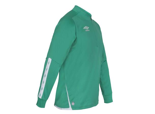 UMBRO UX Elite Half Zip Grønn/Hvit 4XL Treningsgenser med glidelås 