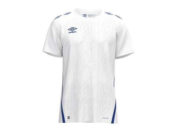 UMBRO UX Pro SS Jsy Hvit/Blå S Flott kortermet spillertrøye 