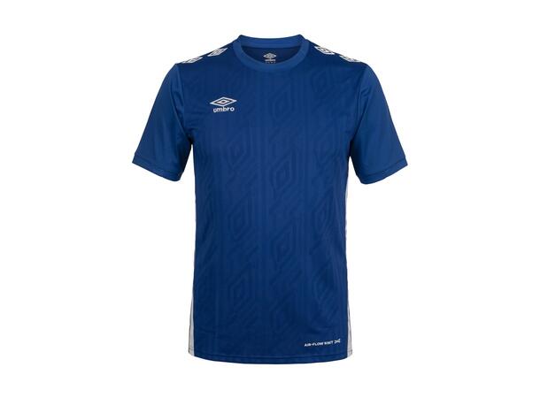 UMBRO UX Pro SS Jsy Jr Blå/Hvit 128 Flott kortermet spillertrøye junior 