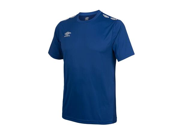 UMBRO UX Pro Trn Tee Jr Blå/Hvit 128 Teknisk trenings t-skjorte junior 