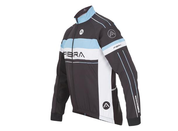 FIBRA Elite Bike Wind Jacket jr Sort 128 Vindtett sykkeljakke 