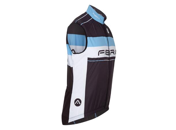 FIBRA Elite Bike Wind Vest Sort S Vindtett sykkelvest 