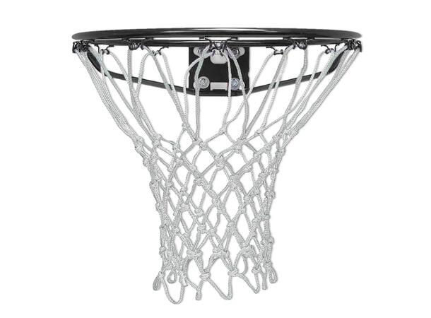 PROLINE Basketball Hoop Sort/Hvit OS Basketballkurv med nett. 