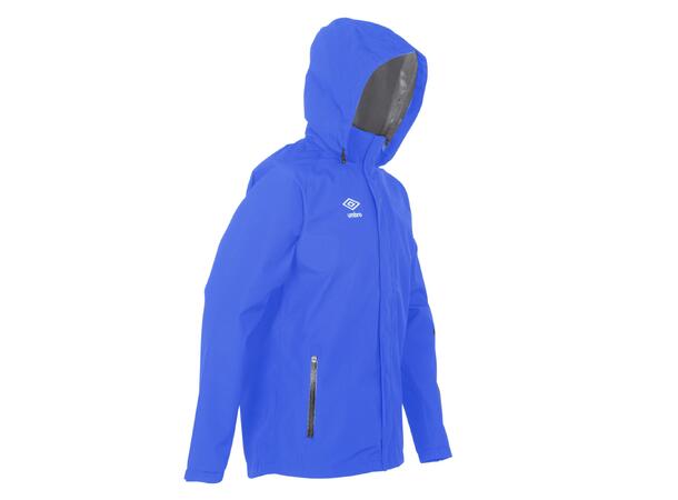 UMBRO Core Rain Jacket jr Blå 140 Regnjakke med god ventilasjon til junior 