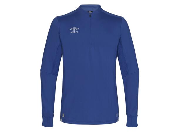 UMBRO UX Elite Half Zip Blå/Hvit XS Treningsgenser med glidelås 